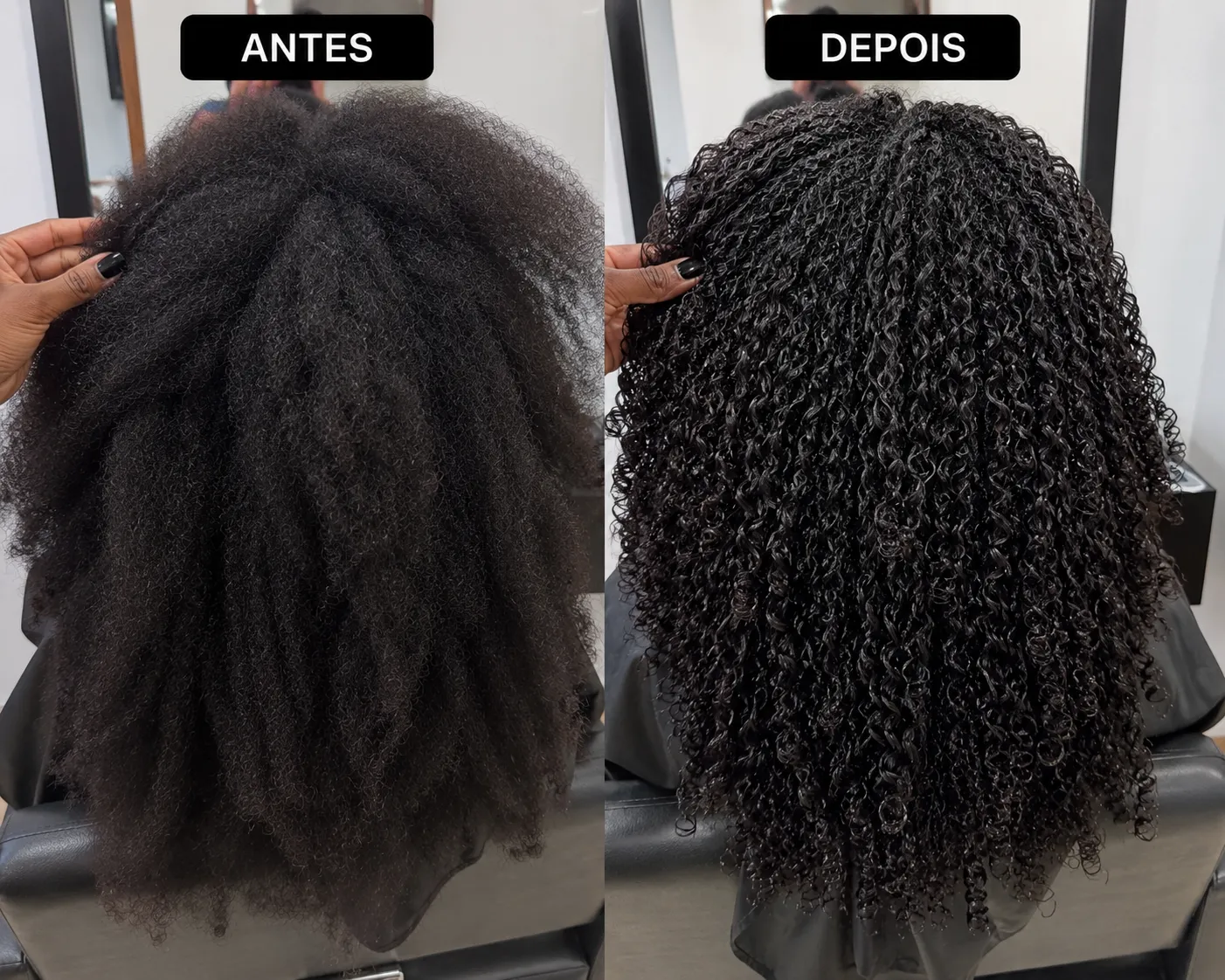 Resultado de permanente afro