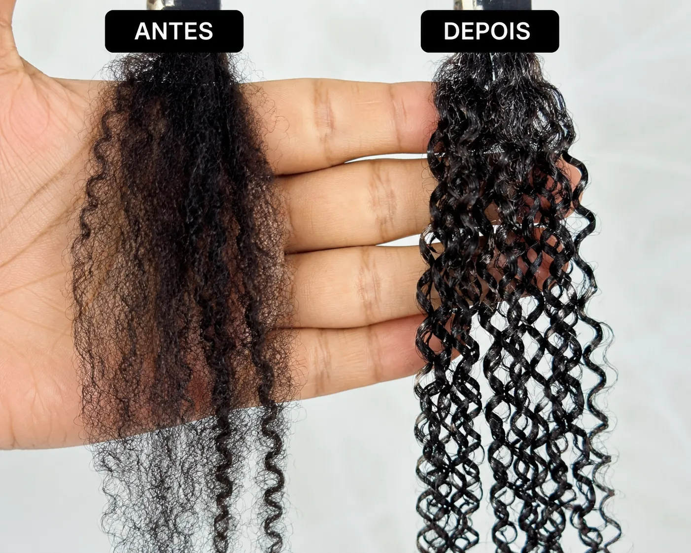 Teste de mechas - Permanente afro
